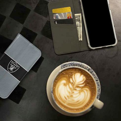 NFL Las Vegas Raiders Zone Block iPhone 15 Pro Max Folio Case